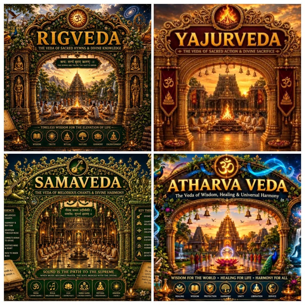 The Four Vedas - Sacred Entrances